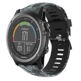 26mm Camouflage Printed Silicone Watch Band